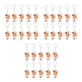 thumbnail image 6 of Masteelf 30 pcs  Lovely Cow Key Rings Cartoon Key Holders Key Chains (Assorted Color), 6 of 8