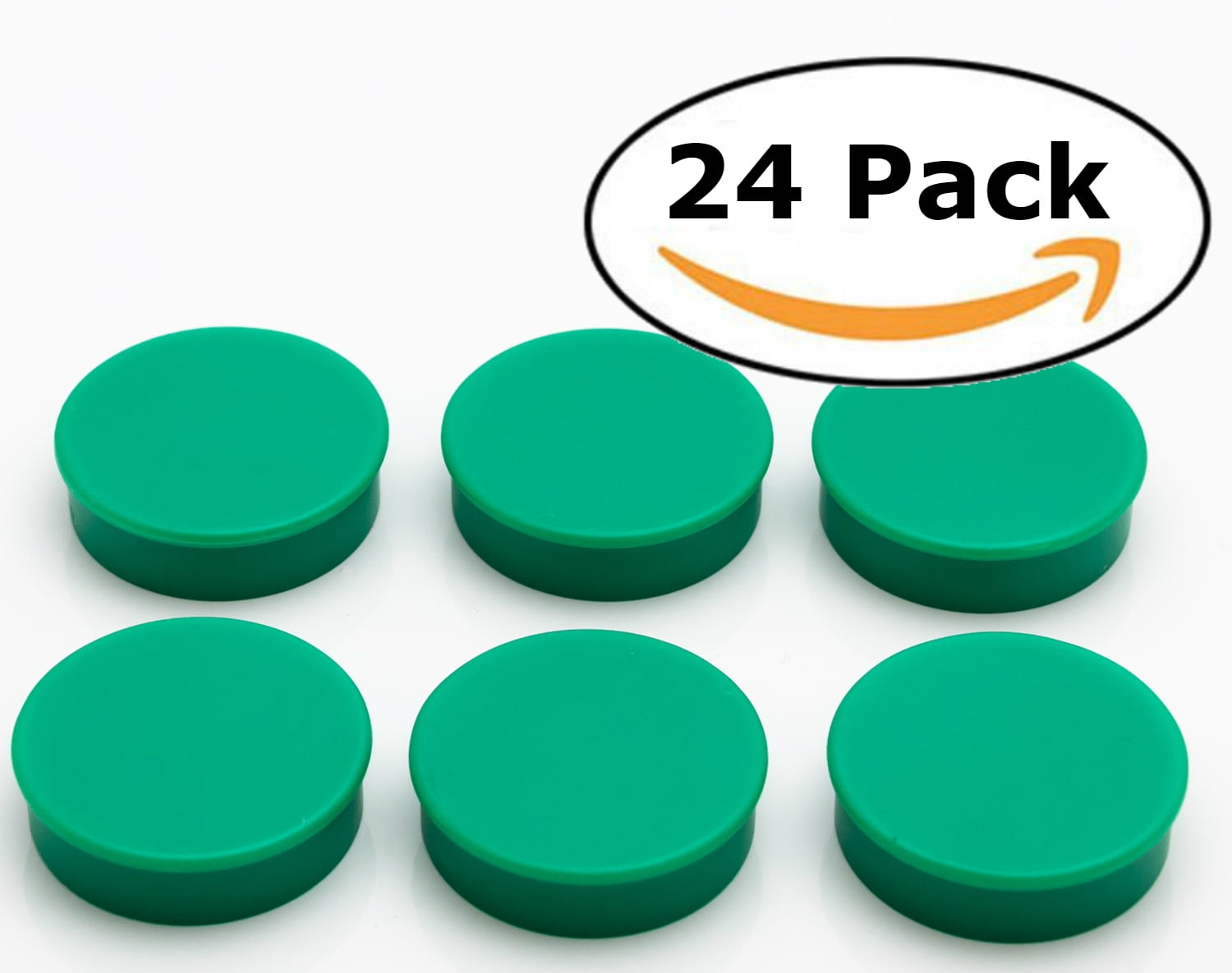 Green Plastic Pot 24 Green Round