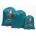 thumbnail image 2 of Darling Souvenir Blue Merry Christmas Custom Party Supplies Gift Pouches Favor&nbsp;Candy Bags&nbsp;15 Pieces, 2 of 5