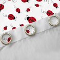 thumbnail image 4 of Homewish Ladybug Curtains Pack of 2 (42x84 Each),Rustic Animal Curtains Blackout,Red White Bedroom Curtains For Boys Kids,Ultra Soft Home Decor, 4 of 6