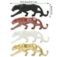 thumbnail image 3 of Guardoinrt Animal Shape Sculpture Solid Color Replacement Simulation Modern Exquisite Decorative Stylish Office Decor Ornament Red 1Set, 3 of 6