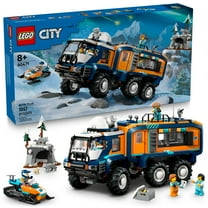 LEGO City Arctic Explorer Science Lab Truck Building Toy - STEM Pretend Play Set for Boys & Girls, Ages 8  - Buildable Toy Truck for Kids W/5 Minifigures - Gift Idea for Birthdays - 60471