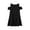 Black, variant on Girls Dress Comfort Soft Casual Round Neck Top For Ages 3 12 For Active Play And Outdoor Kids Comfort Sundress