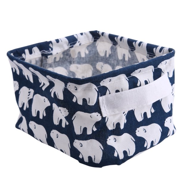 Cesta de almacenamiento de caja de almacenamiento de Control remoto de almacenamiento de escritorio pastoral Likrtyny Para estrenar