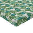 thumbnail image 2 of Ambesonne Vintage Botany Fitted Sheet 2 Pcs Set, Exotic Palm Tree, Full, Pale Green Dark Seafoam, 2 of 3