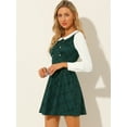 thumbnail image 4 of INSPIRE CHIC Women's Plaid Peter Pan Collar Long Sleeve Mini A-Line Dress, 4 of 6
