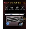 thumbnail image 4 of 15.6" IPS FHD-Laptop, Intel Pentium N100 4GB RAM 128GB SSD (Beat i3-1115G4, Up to 3.4GHz) with Backlit Keyboard Fingerprint Reader Type-C Charging WiFi 6 BT5.2, 4 of 7