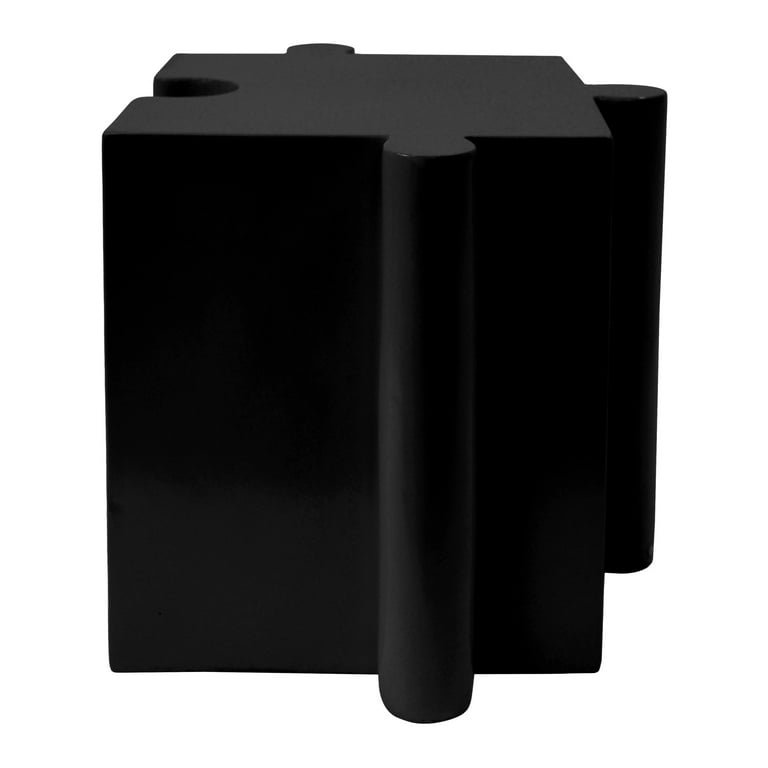 Christopher Knight Home Black Puzzle Art Side Table, Modular