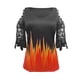 thumbnail image 4 of Moda mujer verano cuello en V sin tirantes encaje estampado Halter Caims blusa Sexy Fridja gope4498, 4 of 5