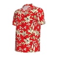thumbnail image 2 of Rocae Lilies Flowers for Men's Short Sleeve Polo Shirt, Quick Drying Performance Moisture Wicking Sports Men's Golf Shirt Large, 2 of 9