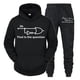thumbnail image 2 of Conjuntos de otoño para hombre "Ingeniero eléctrico que es una pregunta" Sudadera con capucha divertida + Pantalones Trajes de 2 piezas Ropa deportiva de manga larga Pantalones de jogging, 2 of 4