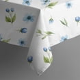 thumbnail image 5 of Pioneer Flower Floral Print Pattern Square Tablecloth, Waterproof Wipeable Spillproof Washable Table Cover for Home Kitchen Party Decor, 52"x52", 5 of 6