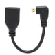 thumbnail image 2 of Cable convertidor de ángulo izquierdo Cable adaptador de interfaz Multimedia Plug and Play portátil para auriculares para ordenador para proyector, 2 of 8