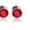 Red, variant on Unisex Non-Piercing Magnetic Ear Stud Fake Earrings For Men Women A Pair-Red