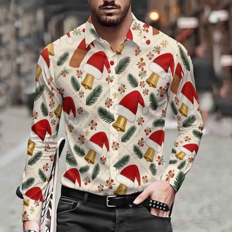 christmas mens dress shirt OppoSuits - TreeDee