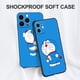 thumbnail image 3 of Funda Para Motorola Edge 20 Lite Pro 5G Edge2021 S Trasera De Silicona Suave Negro Tpu Lindo Doraemon, 3 of 4
