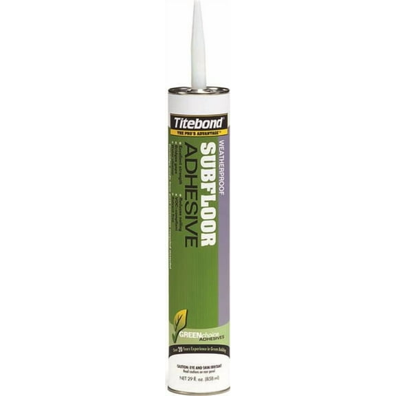 Titebond Epoxy Adhesive Subfloor Series Contractor Grade - Water-Resistant - 28 fl oz, Clear