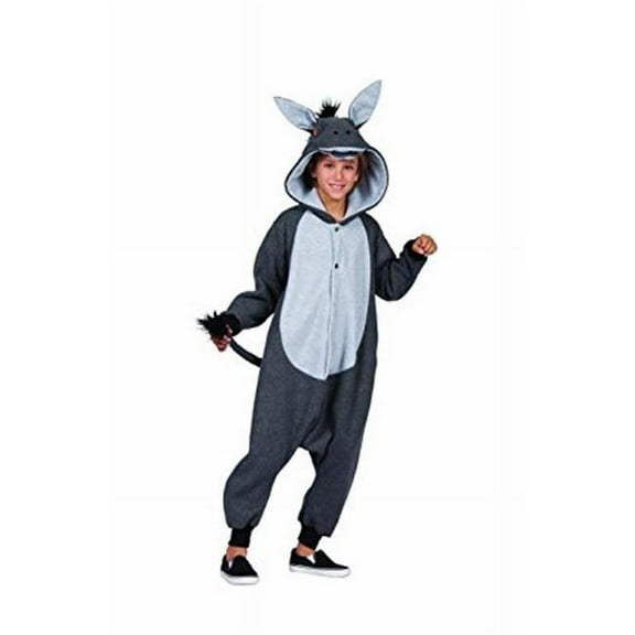 100 Acres Donkey Child Costume Charcoal - Small