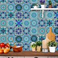 thumbnail image 1 of 20 pegatinas autoadhesivas para azulejos, pegatinas adhesivas para azulejos, pegatinas de pared de estilo marroquí, decoración impermeable para baño y cocina ER, 1 of 5