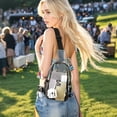 thumbnail image 2 of TINYAT Clear Crossbody Bag for Women Men Lightweight Sling Bag Waterproof Shoulder Bag for Stadium Concert Outdoor Activity, 2 of 7