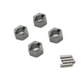thumbnail image 1 of fastboy 4pcs Aluminum Alloy Wheel Hex Mount For FCX18 1/18 Crawler Strong RC Car Accessories Replacement Parts RC Upgrade Part Titanium, 1 of 6