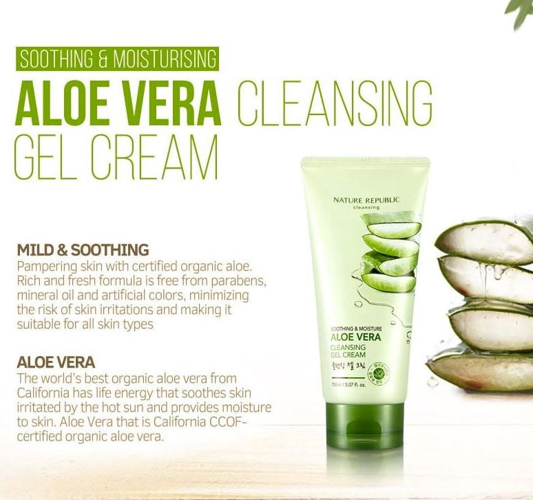 aloe vera gel cleanser