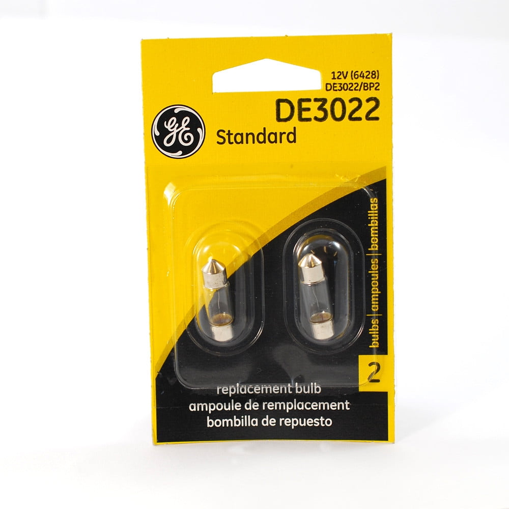 GE DE3022 - 5w 13v T2.25 Festoon Automotive Lamp - 2 Bulbs