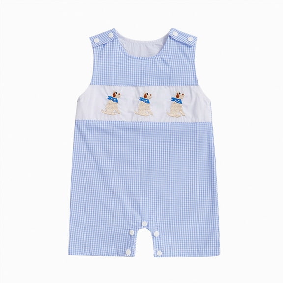 CAUYDY Baby One-Pieces for Boys Infant Spring Summer Sleepwear 0 3 6 9 Months 1T 2T Preemie Short Sleeve Pjs for Girls Newborn Cute Clothing Sizes 3-6 Months,Light Blue