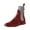 Red, variant on Women Closed Round Toe Chunky Low Heel Chelsea Ankle Boots Slip-on Elastic Booties Daily Comfy Shoes Size 16 Black
