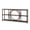 Brown, variant on Long Console Table with Wood Shelves and Black Metal Frame, Narrow Sofa Table Entryway Table for Living Room Hallway, Industrial Style Furniture