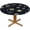 Magic, variant on Stars Round Table Cloth Planet Earth Outer Space Solar System Elastic Edged Table Cover Fade And Stain Resistant Table Cloths Easy To Clean Fits Tables 40-44" Diameter
