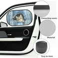 thumbnail image 6 of Yuyamidu Cat Car Window Shades Cowboy Car Window Shades Sun Blocker Cover for Kids Universal Car Shades for Side Windows Blue Car Shades for Back Windows, 6 of 7
