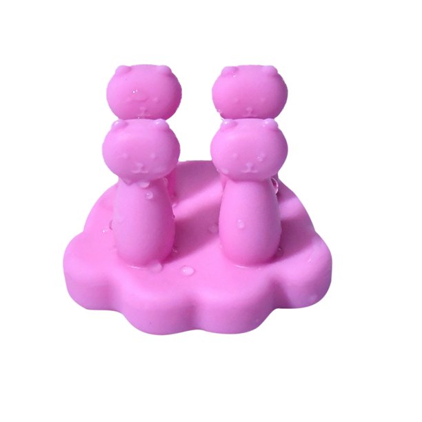 TRKIYQC Gancho a Prueba de Humedad para Pared de baño, Gancho de Soporte de Drenaje de Oso de Dibujos Animados de Color Sólido multifunción TRKIYQC casual