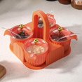 thumbnail image 1 of tredstone Seasoning Box Seasoning Spice Box Portable Handle for Rrestaurant Sugar Orange, 1 of 9