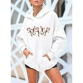 thumbnail image 2 of Candy Cane Christmas Hoodie Candy Lover Christmas Sweatshirts Xmas Graphic Print Long Sleeve Shirts, 2 of 5