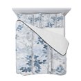 thumbnail image 7 of Blue Grey Leaves Twin Size Down Alternative Comforter, Lightweight Comforter Quilt Bedding Set with Pillow Shams Watercolor Branches Vintage Forest All Seasons Bed Comforter Duvet Insert 68"x86", 7 of 7