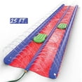 Stargo Double Slip and Slide, 25ft Backyard Water Fun with Sprinkler and Inflatable Body Boards