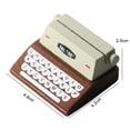 thumbnail image 6 of Joernso 1Set 1:12 Miniature Typewriter Model Lightweight Multifunctional Wood Dollhouse Simulation Black Typewriter Shooting Props, 6 of 8