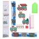 thumbnail image 1 of Llavero Llavero de Tren de Navidad Kit de Llavero de Pintura Tridimensional 4 Piezas de Adornos de Equipaje de Bricolaje para el hogar Familiar ANGGREK Otros, 1 of 8