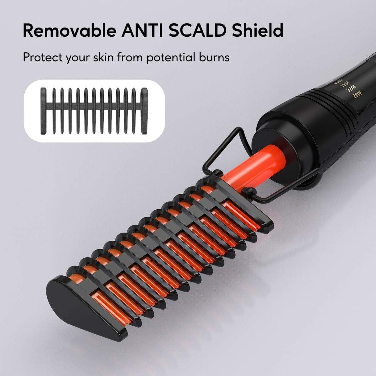 Terviiix Hot Comb Electric for Lace Front Wigs, Pressing Combs for