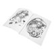 thumbnail image 4 of Libro de tatuajes, 60 páginas, patrón de Bodhisattva, libro de plantillas de tatuajes, libro de tatuajes corporales impulsado por el rendimiento, 4 of 8