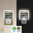 thumbnail image 2 of Yayeee LED Plug in Night Light for The Home with Auto Dusk to Dawn Light Sensors, 2 Pack, White Shelf, 2 of 6