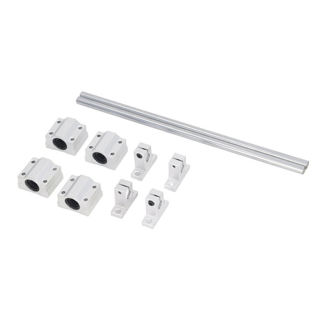 Linear Rail Slide, Linear Rail Slide Linear Rail Guide Linear Motion Slide Rail Linear Rails Linear Bearing with 4Pcs Slide Block for Machinery