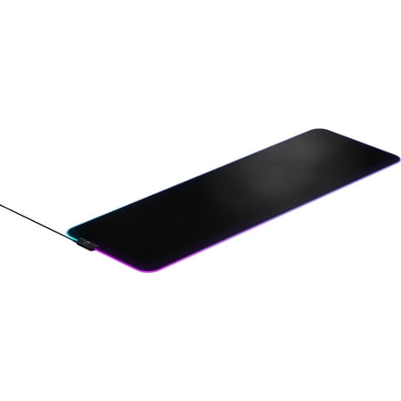 - SteelSeries - QcK Prism XL Gaming Mouse Pad with RGB Lighting - Black