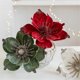 thumbnail image 4 of 5PCS Glitter Flower Artificial Christmas Flowers Hanging Xmas, 4 of 5