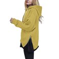 thumbnail image 5 of Vedolay Basic Sweatshirt for Women Fashion Loose Soft Long Sleeve Pullover Tops Women Shirts Clothes for Women Yellow,L, 5 of 5