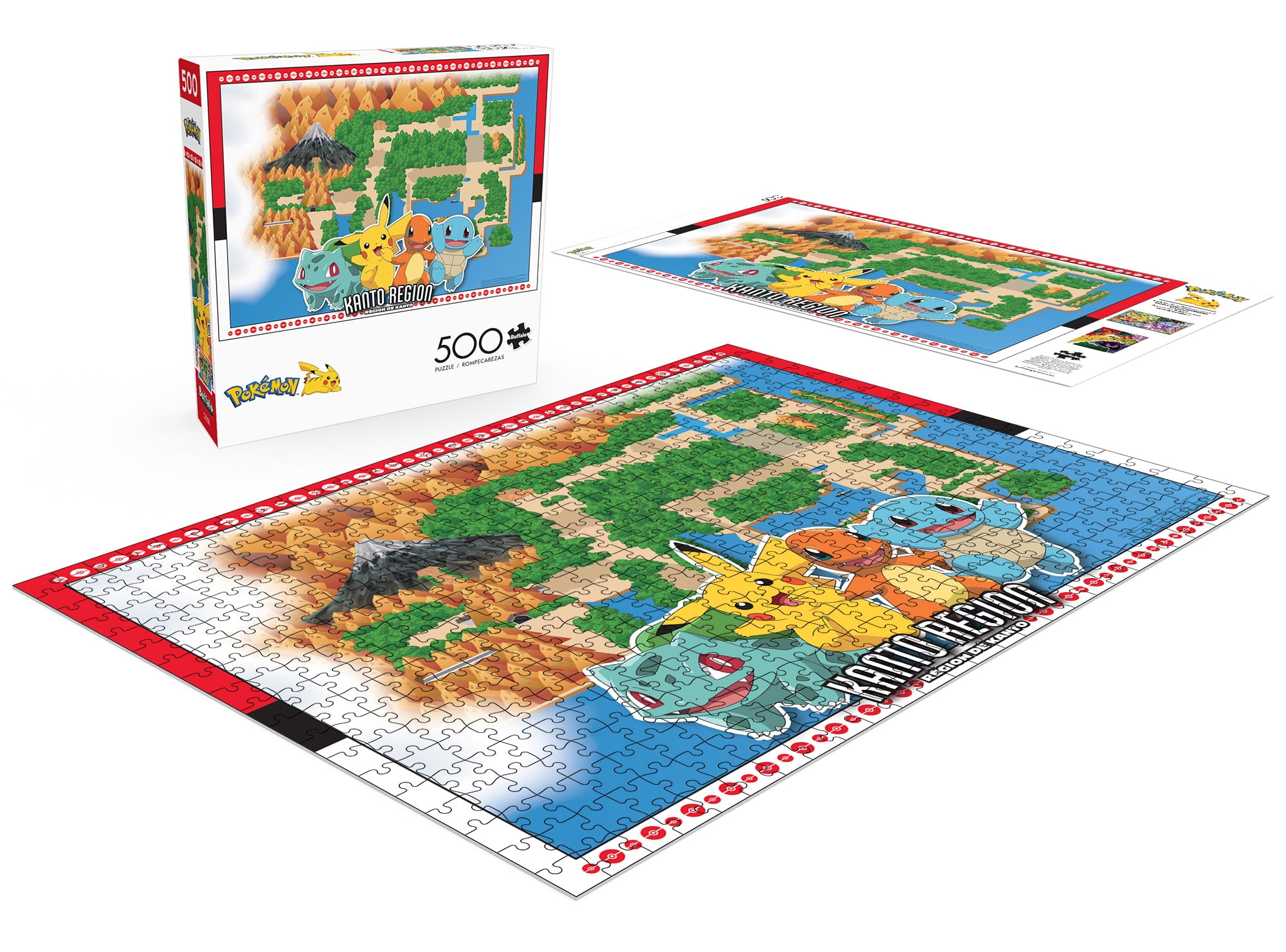 Buffalo Games 500-Piece Pokemon Kanto Region Jigsaw Puzzle