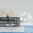 thumbnail image 2 of Majestuosa Escultura De Cabeza De Ciervo De Resina Con Adhesivos De Pared De Peces Con Efecto Espejo Acrílico Estilo Bohemio. Pieza De Arte Coleccionable única Para Decorar La Pared Del, 2 of 8