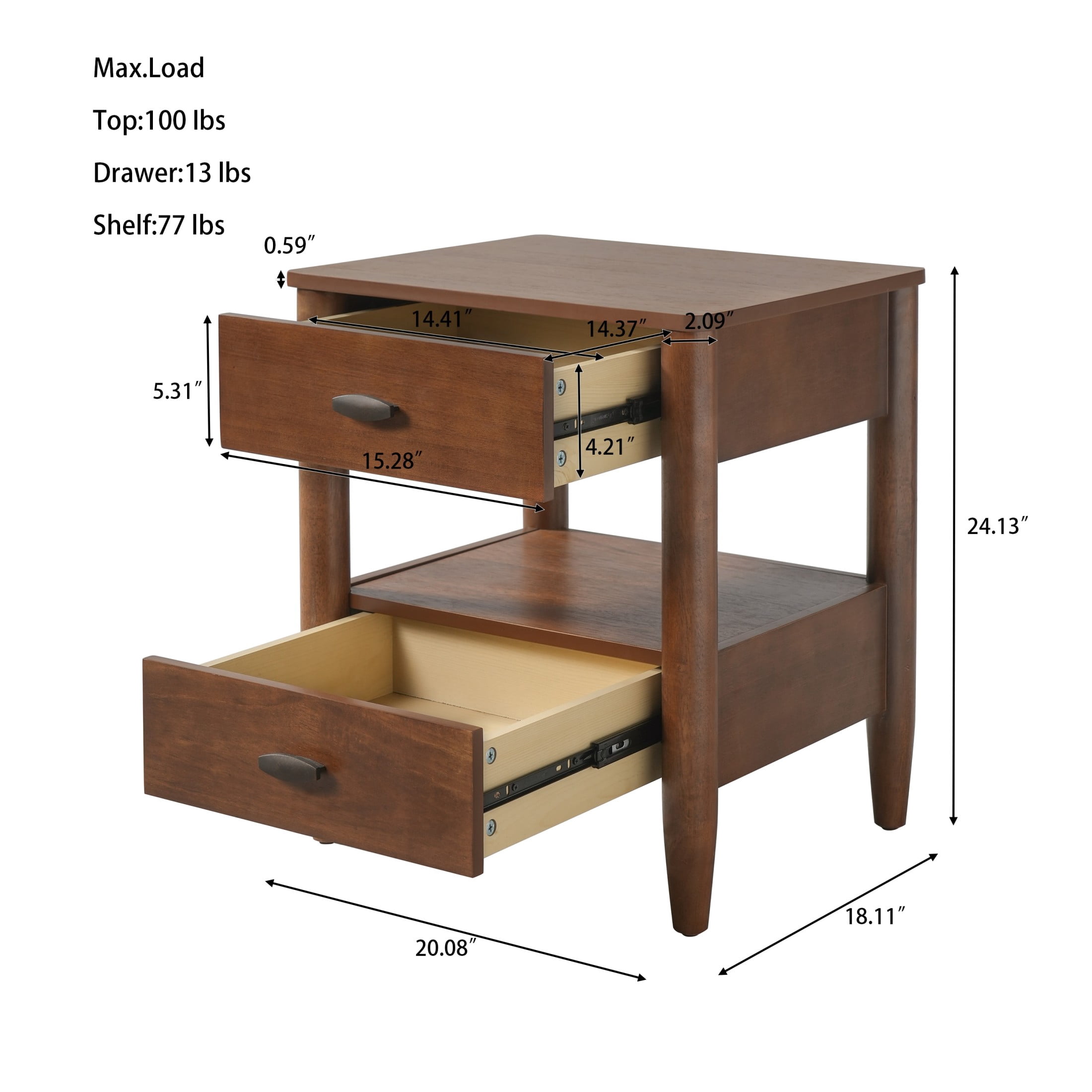 Christopher Knight Home Transitional Bedroom Set, Queen Upholstered Bed with 2 Nightstands, Natural+Walnut