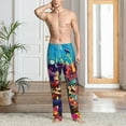 thumbnail image 6 of Lsque Mario Print Men's Pajama Pants, Lounge Pant - Comfortable Home Wear,Elastic Waistband, Stylish Design-X-Large, 6 of 9